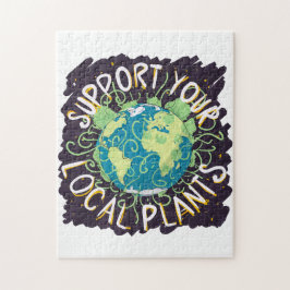 Puzzle Apoye sus plantas locales