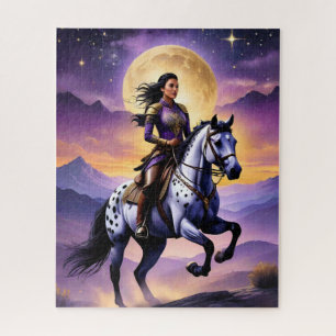 Puzzle Appaloosa Hípica Watercolor Leopardo