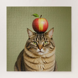 Puzzle Apple Cat