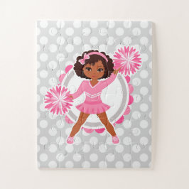 Puzzle Apreciador Rosado Africano-Estadounidense - Alegre