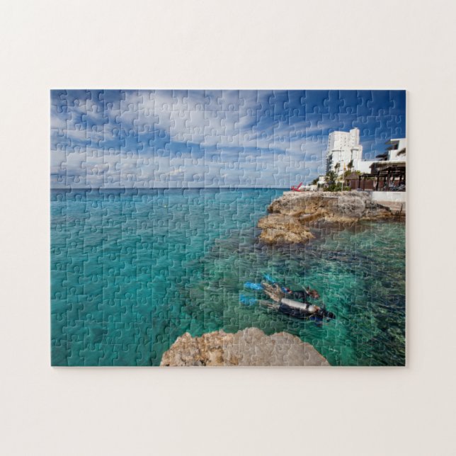Puzzle Aprendiendo a la zambullida del equipo de (Horizontal)