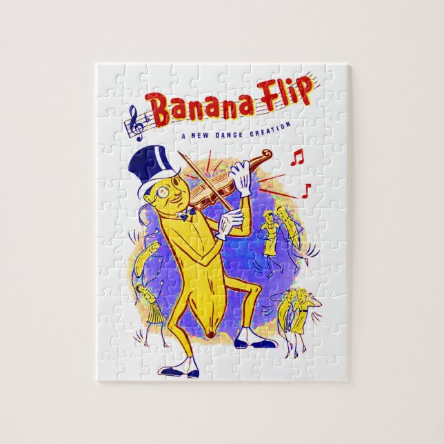 Puzzle aproximadamente 1950 Banana Flip sheet music print (Vertical)