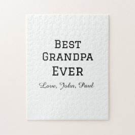 Puzzle Apuesto que el abuelo siempre da nombre simple