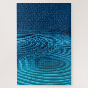 Puzzle Aqua Blue Ripples