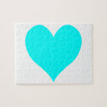 Puzzle Aqua Heart<br><div class="desc">Forma de corazón acuático simple.</div>