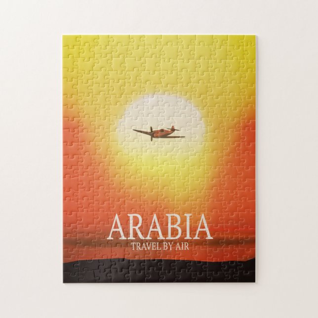 Puzzle Arabia "Viajamos por aire" (Vertical)