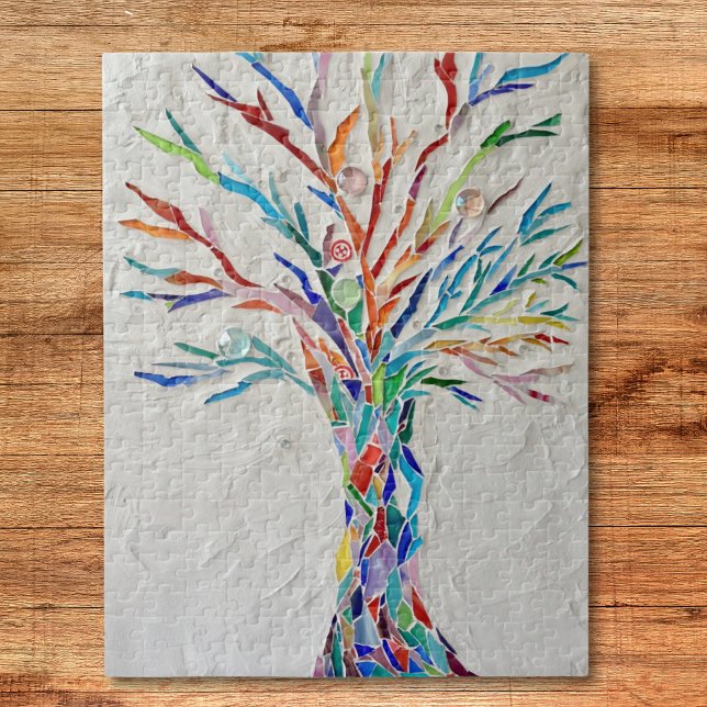 Puzzle Árbol arcoiris de vida Mosaico (Subido por el creador)