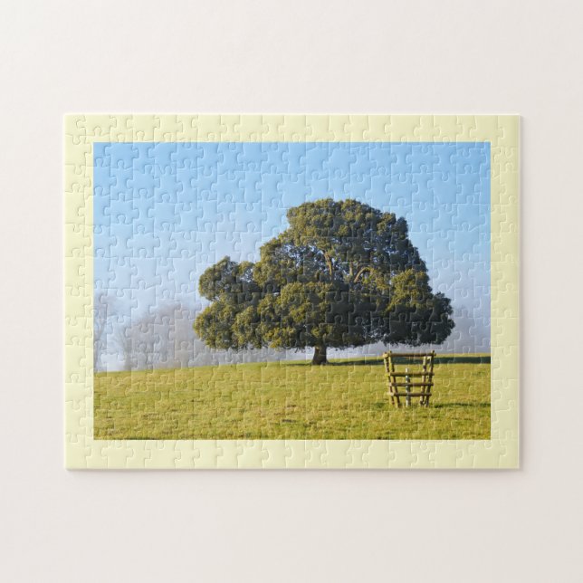 Puzzle Árbol bajo el sol invernal (Horizontal)