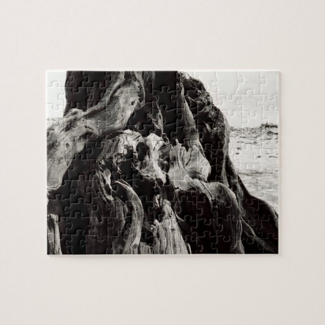 Puzzle Árbol blanco y negro (Horizontal)