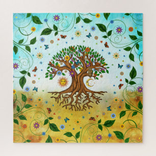 Puzzle Árbol caprichoso de la vida - Yggdrasil