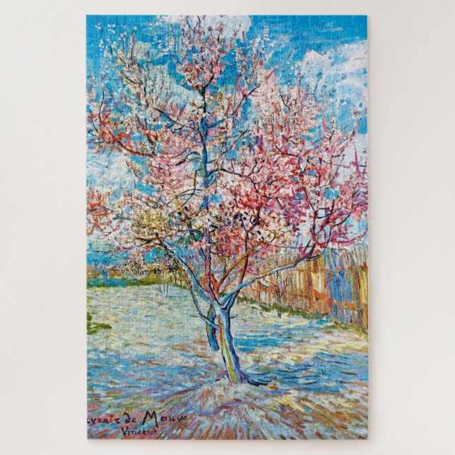 Puzzle Árbol de arvejas floridas, Van Gogh (Vertical)