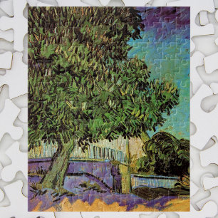 Puzzle Árbol de castaño en flor por Vincent van Gogh