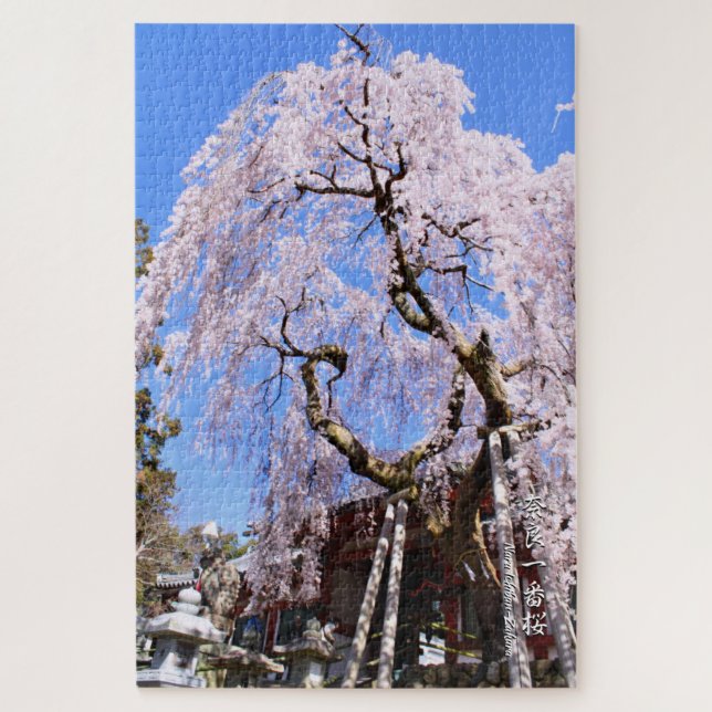 Puzzle Árbol de cerezo de llanto ("Nara Ichiban-Zakura") (Vertical)