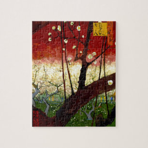 Puzzle Árbol de ciruelas después de Hiroshige por Van Gog