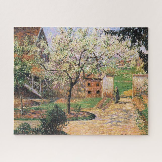 Puzzle Árbol de ciruelas, Eragny Camille Pissarro (Horizontal)