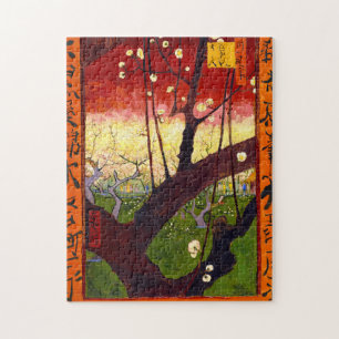 Puzzle Árbol de ciruelas flotantes Van Gogh después de Hi