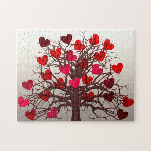Puzzle Árbol de corazones (Horizontal)
