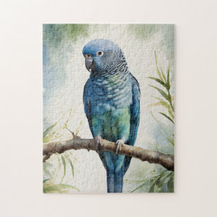 Puzzle Árbol de eucalipto azul acuarela