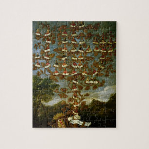 Puzzle Árbol de familia de la familia de Cornaro