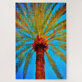 Puzzle Árbol de fecha vibrante