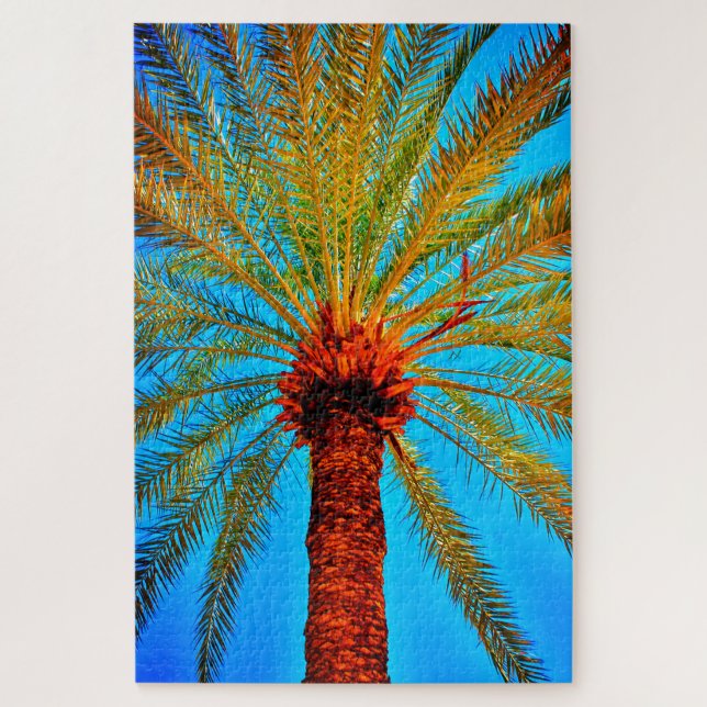 Puzzle Árbol de fecha vibrante (Vertical)