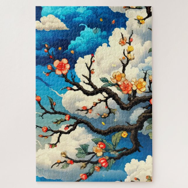 Puzzle Árbol de flores (Vertical)