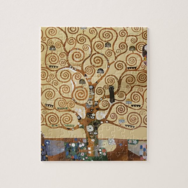 Puzzle Árbol de Gustavo Klimt de la vida (Vertical)