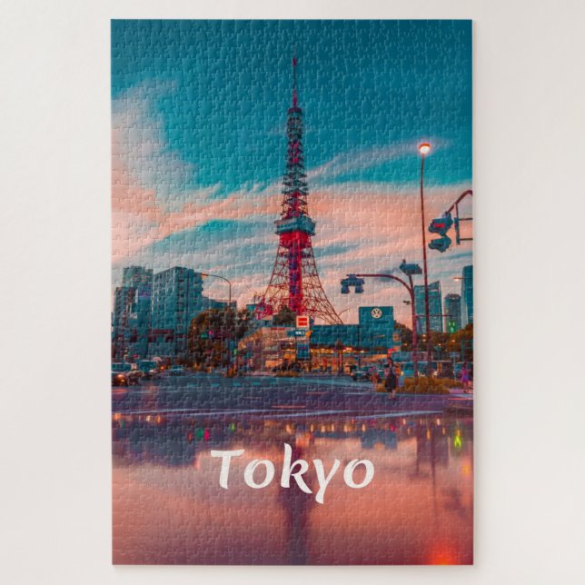 Puzzle Árbol de la ciudad de Tokio (Vertical)