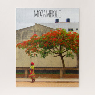 Puzzle árbol de llama mozambique