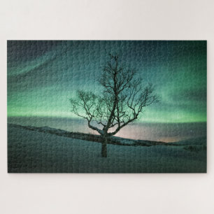 Puzzle Árbol de luces boreales