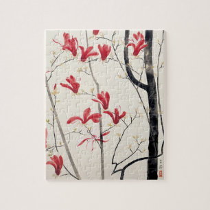 Puzzle Árbol de Magnolia por Kobayashi Kokei, Naturaleza