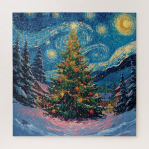 Puzzle Árbol de Navidad brillante