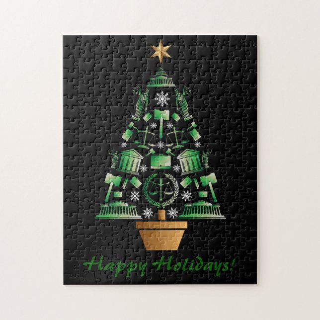 Puzzle Árbol de Navidad de Abogados Abogados (Vertical)