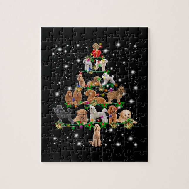 Puzzle Árbol de Navidad de canapé cubierto por linterna (Vertical)