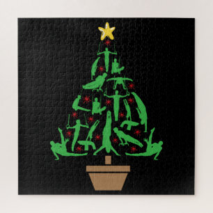 Puzzle Árbol de navidad de gimnasia masculina