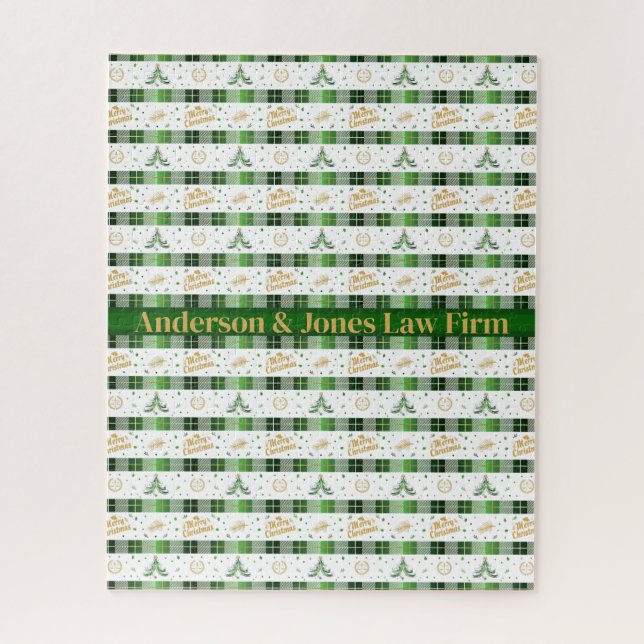 Puzzle Árbol de Navidad del abogado - Escala de justicia (Vertical)