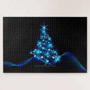 Puzzle Árbol de Navidad estilizado y brillante de Slipper