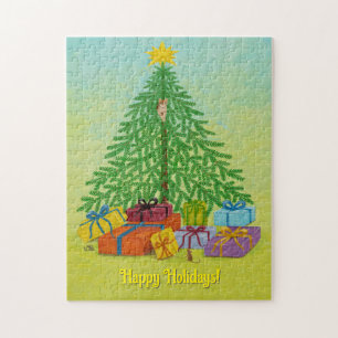 Puzzle Árbol de Navidad festivo