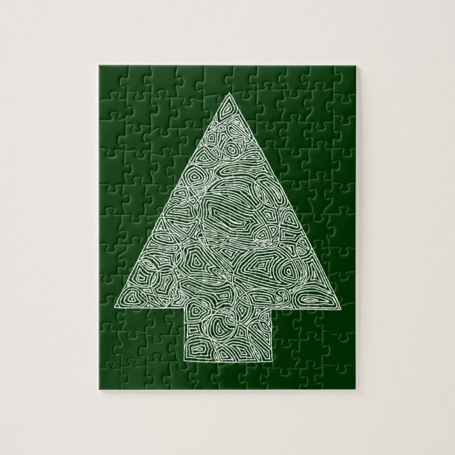 Puzzle Árbol de Navidad moderno (Vertical)