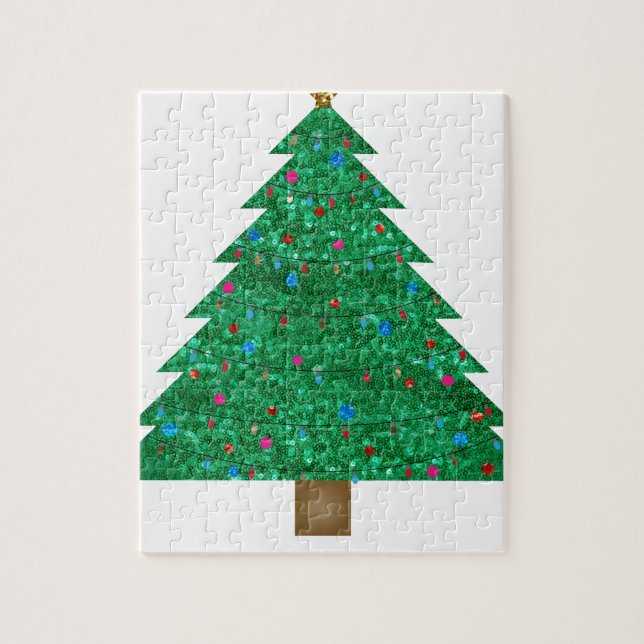 Puzzle árbol de navidad secuencial (Vertical)