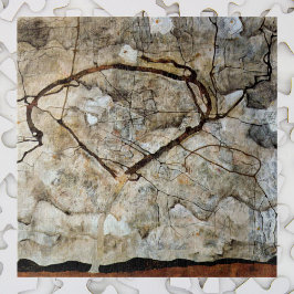 Puzzle Árbol de otoño en movimiento por Egon Schiele