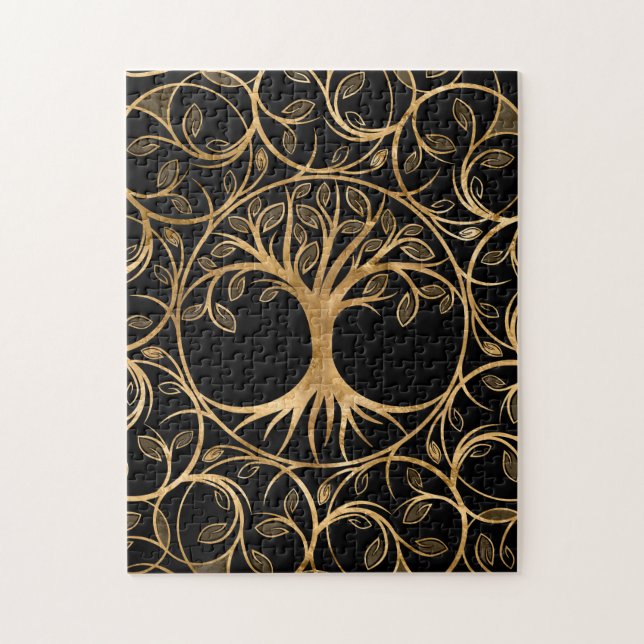 Puzzle Árbol de vida - Marco Yggdrasil Mandala (Vertical)