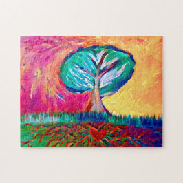 Puzzle Árbol de vida | Personalizado colorido