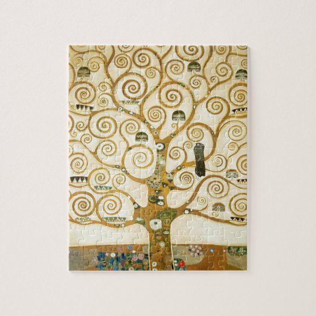 Puzzle Árbol de vida por Gustav Klimt (Vertical)