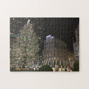 Puzzle Árbol del Centro de Rockefeller de NYC para Navida