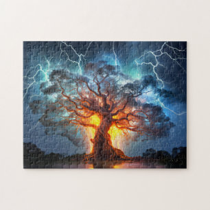 Puzzle Árbol del mundo vikingo Yggdrasil en Ragnarok