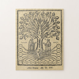 Puzzle Árbol medieval de las ciencias
