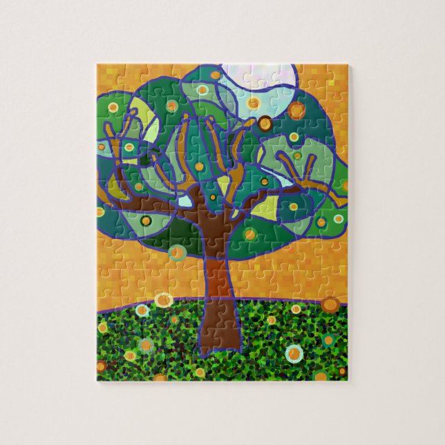 Puzzle árbol naranja (Vertical)