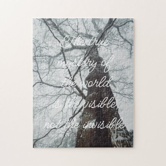 Puzzle Árbol viejo en un bosque polvoriento (Vertical)