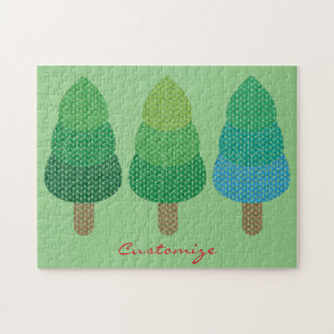 Puzzle Árboles de bosques verdes Thunder_Cove